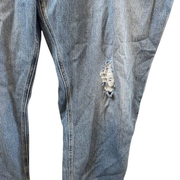 COPY - Maurices Womens Distressed Blue Denim Cheeky Taper Ankle 22W Regular Str… - Picture 3 of 13